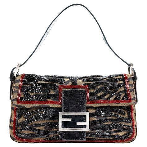 fendi beaded baguette for sale|genuine fendi baguette.